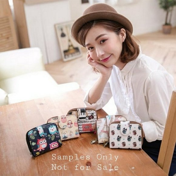 Waterproof Cat Snap Fold Short Wallet Coin Purse - Picture 5 of 11